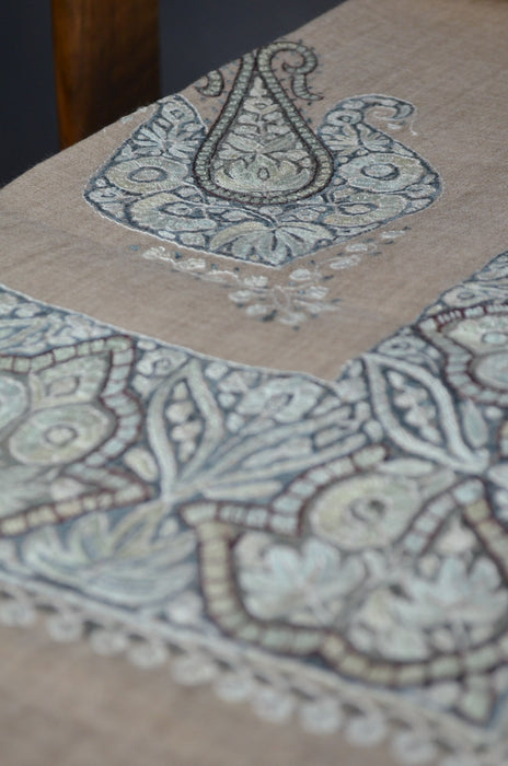 Natural Dourdar Pashmina Mussar