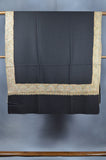 Black Base Big Red Blue Border Embroidery Cashmere Pashmina Shawl