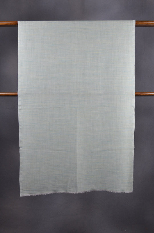 Two Shades of Green Reversible Merino & Silk Scarf