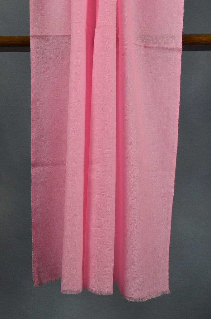 Baby Pink shade Soft Merino Silk Scarf