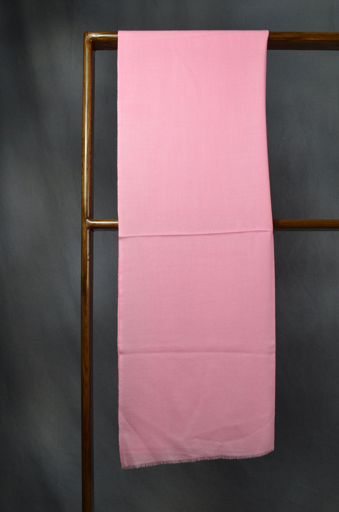 Baby Pink shade Soft Merino Silk Scarf