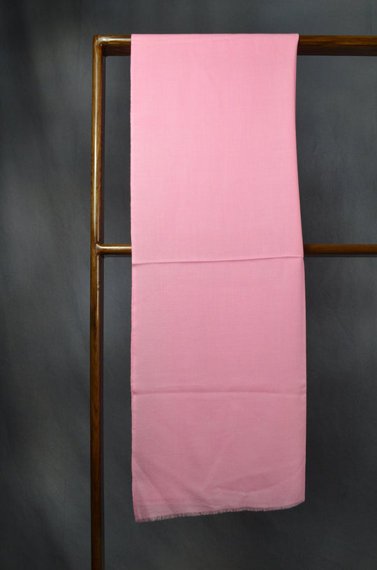 Baby Pink shade Soft Merino Silk Scarf
