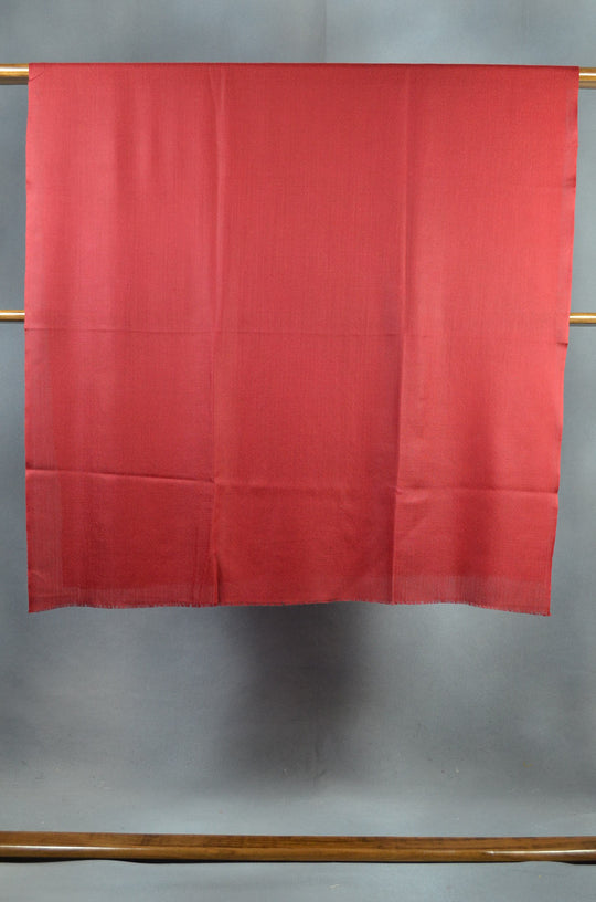 Maroon shade Soft Merino Silk Shawl