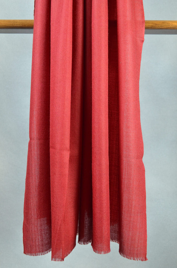 Maroon shade Soft Merino Silk Shawl