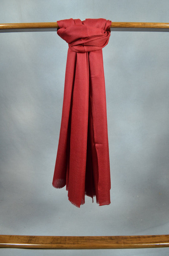 Maroon shade Soft Merino Silk Shawl