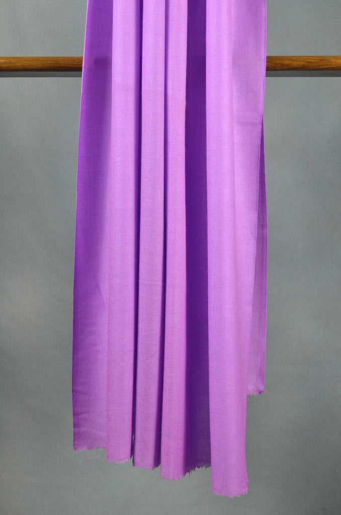 Purple shade Soft Merino Silk Shawl