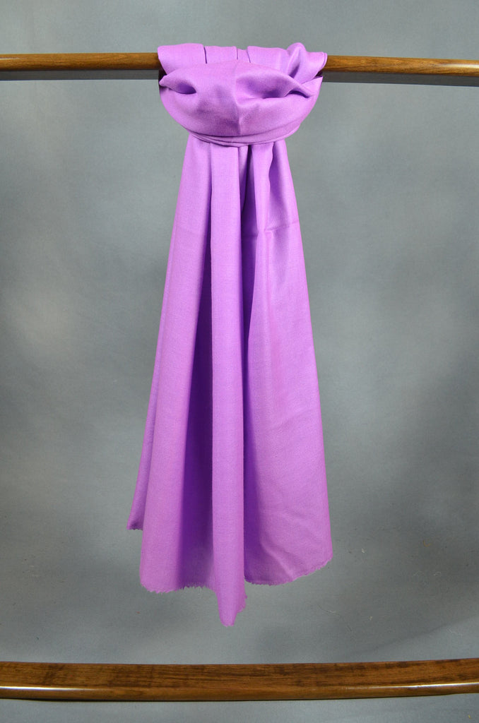 Purple shade Soft Merino Silk Shawl