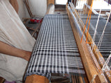 Beautiful Black and White Handwoven Cashmere Pashmina Shawl