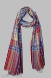 Beautiful Plaid Handwoven Cashmere Pashmina Shawl
