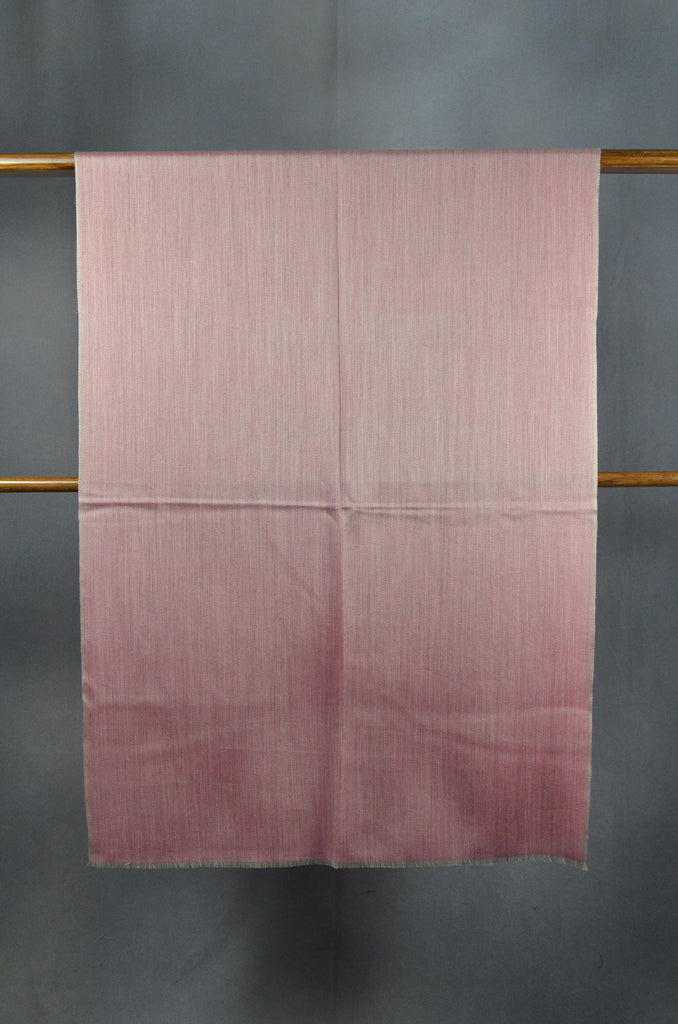 Pink Reversible Merino & Silk Scarf