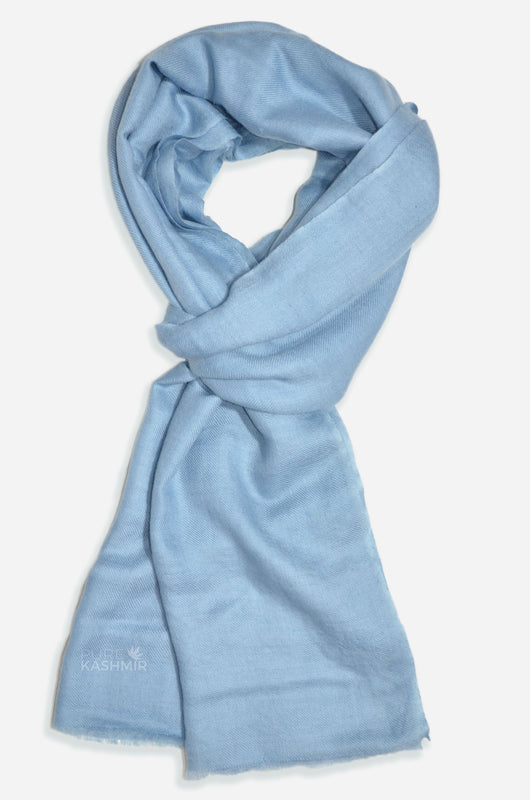 Beautifully light and scrumptiously soft "Silver Grey" Cashmere Scarf is hand woven from the highest grade of 100% pure Cashmere from Kashmir.