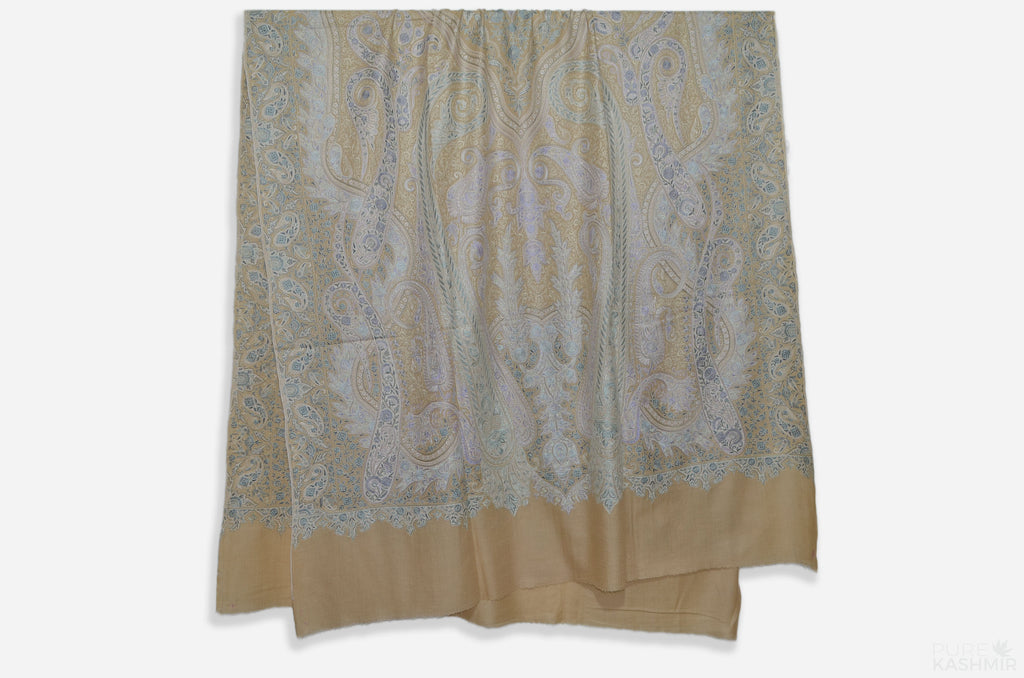 Oversized 2.5 Yard Pashmina Jamawar Shawl