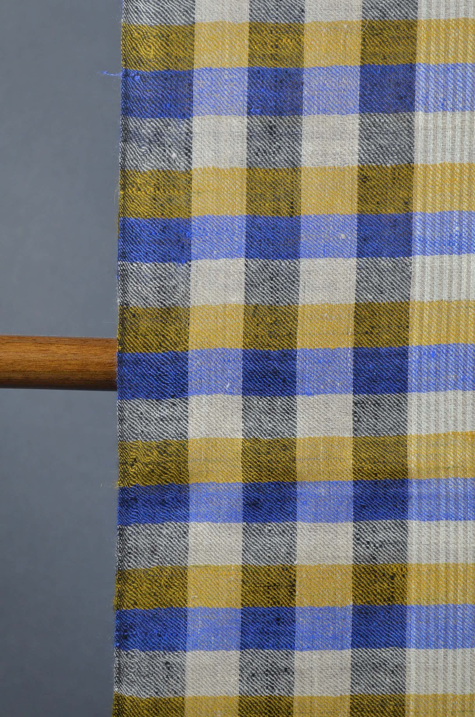 Multi Color Big Stripe Handwoven Cashmere Pashmina Scarf