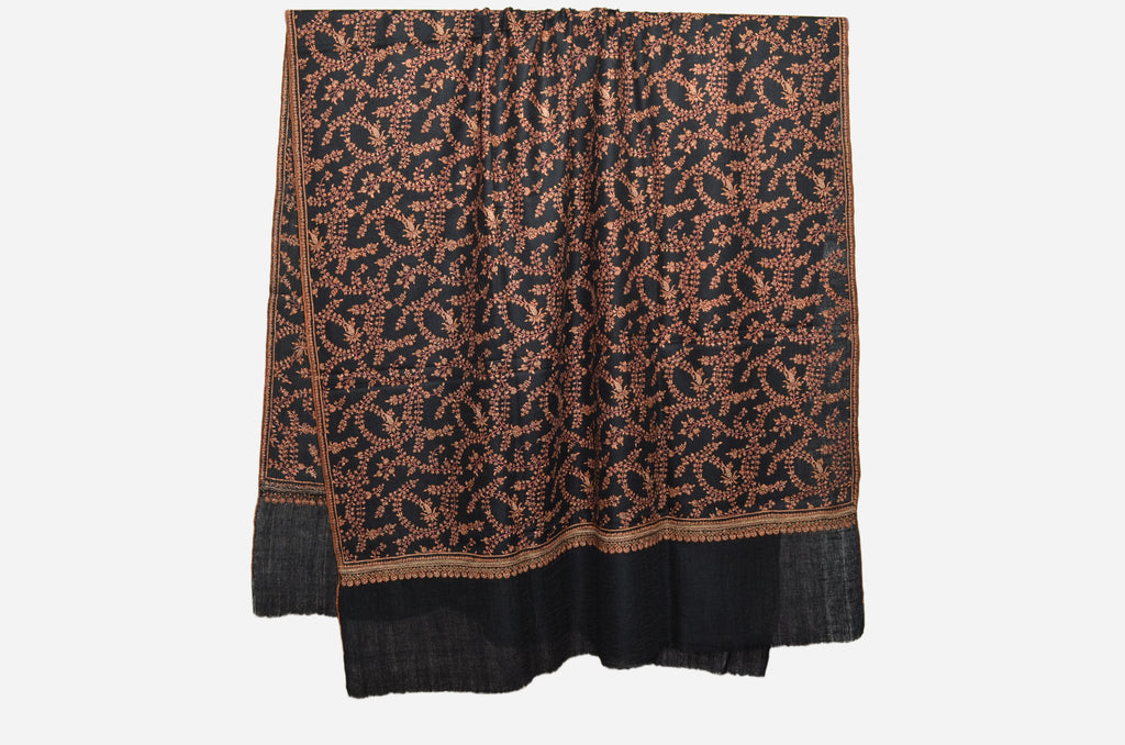 Black Pashmina Jali