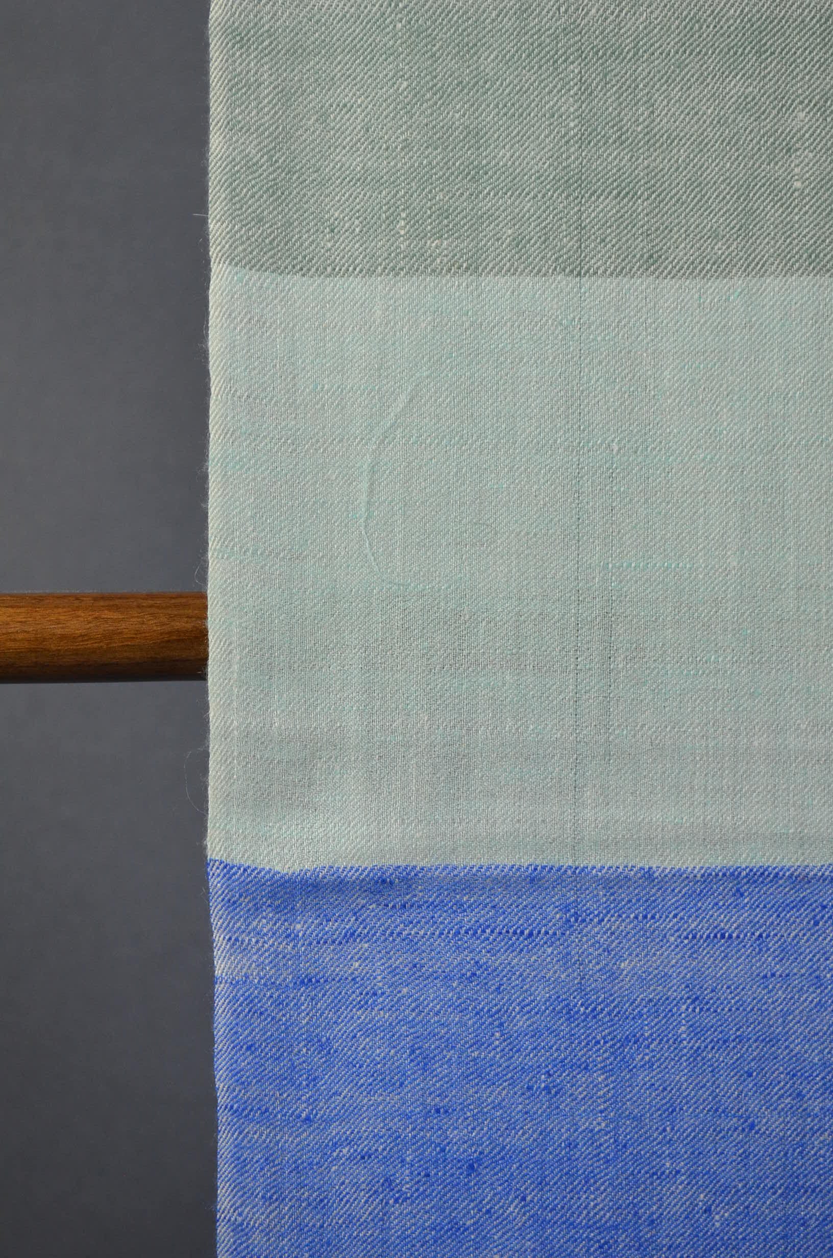 Multi Color Big Stripe Handwoven Cashmere Pashmina Scarf