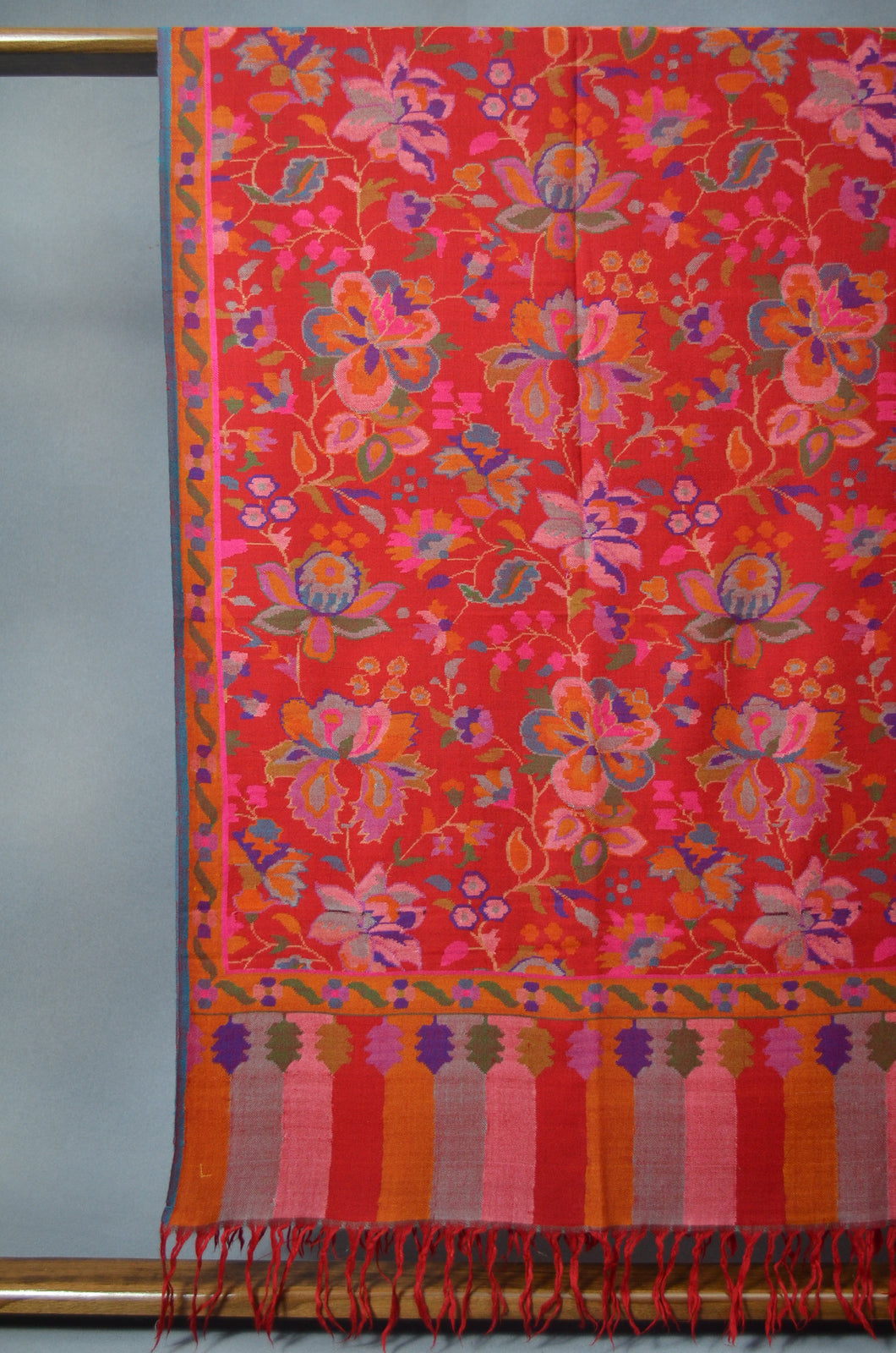Red Kani Pashmina Shawl
