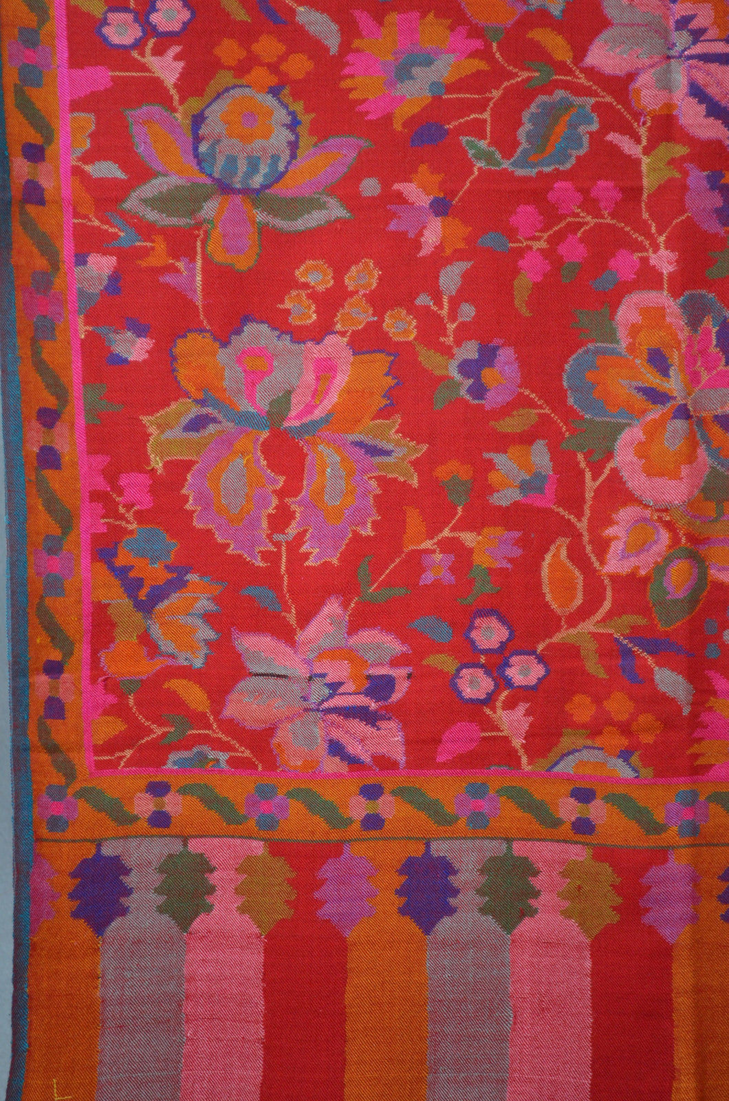 Red Kani Pashmina Shawl
