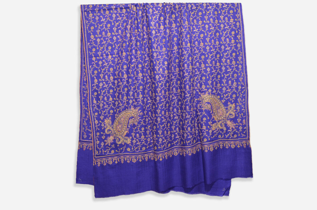 Purple Pashmina Jali