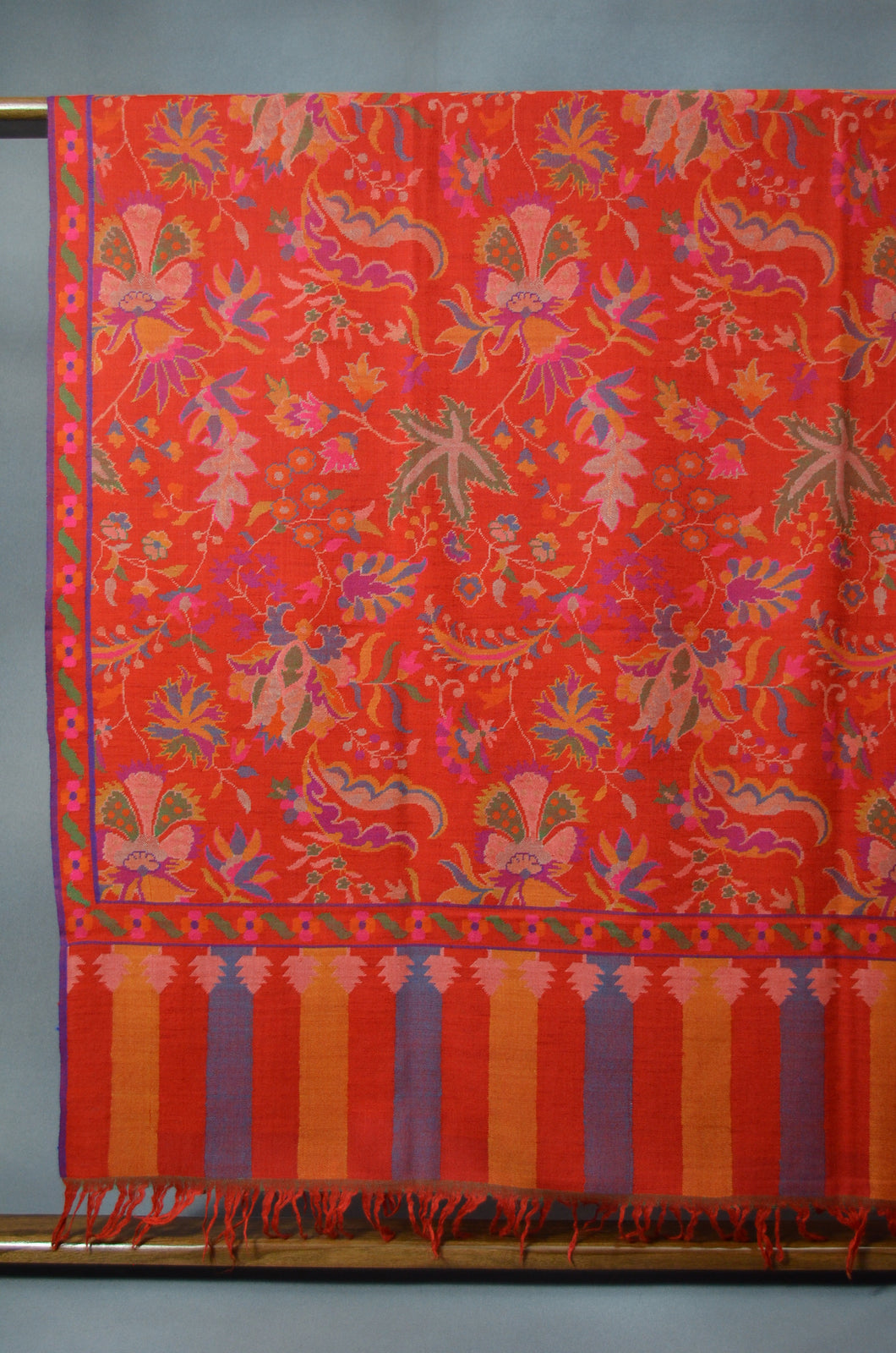 Red Kani Pashmina Shawl