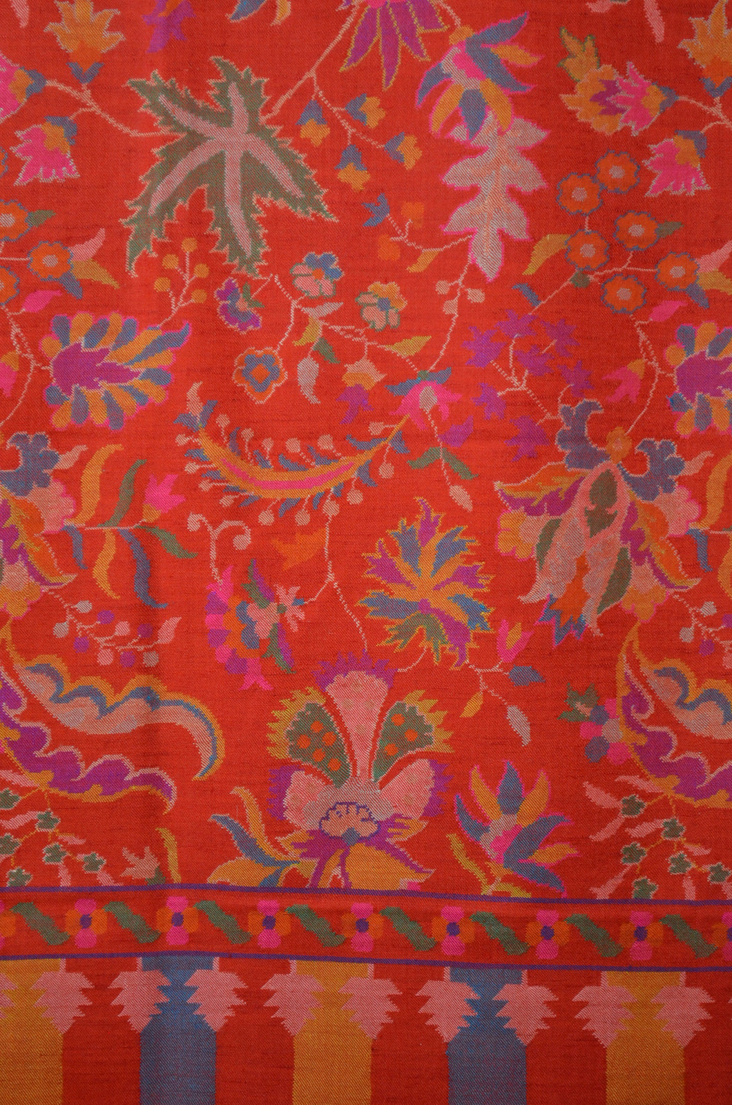 Red Kani Pashmina Shawl