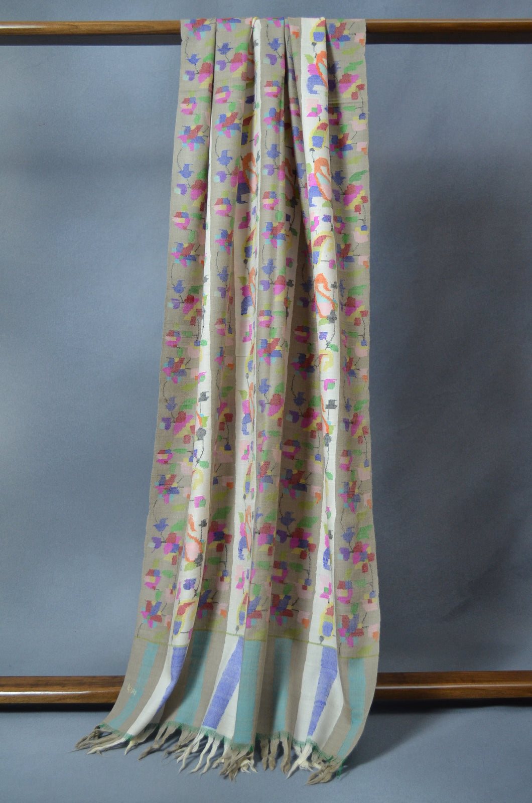 Ivory Kani Pashmina Scarf