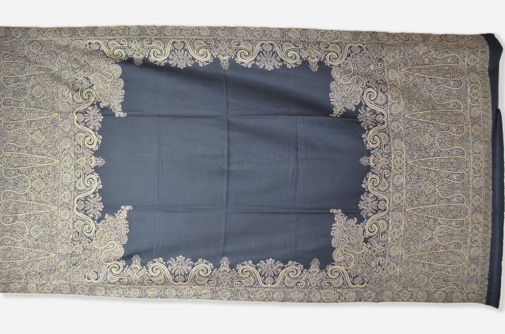 Oversized 2.5 Yard Black Pashmina Shawl