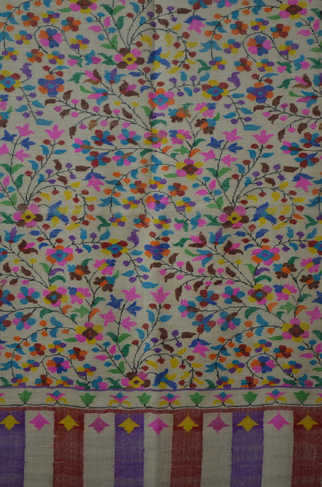 Ivory Kani Pashmina Scarf