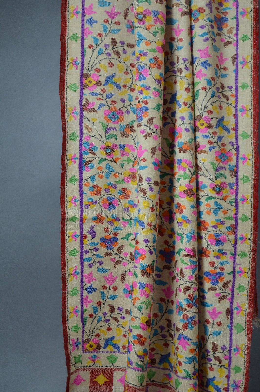 Ivory Kani Pashmina Scarf