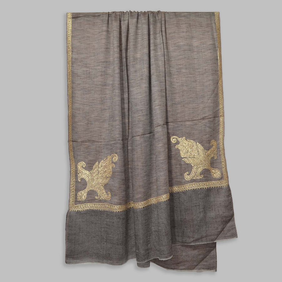 Tilla Embroidery Cashmere Pashmina Shawl