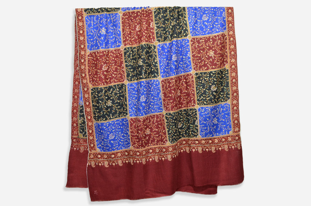 Designer Maroon Jali