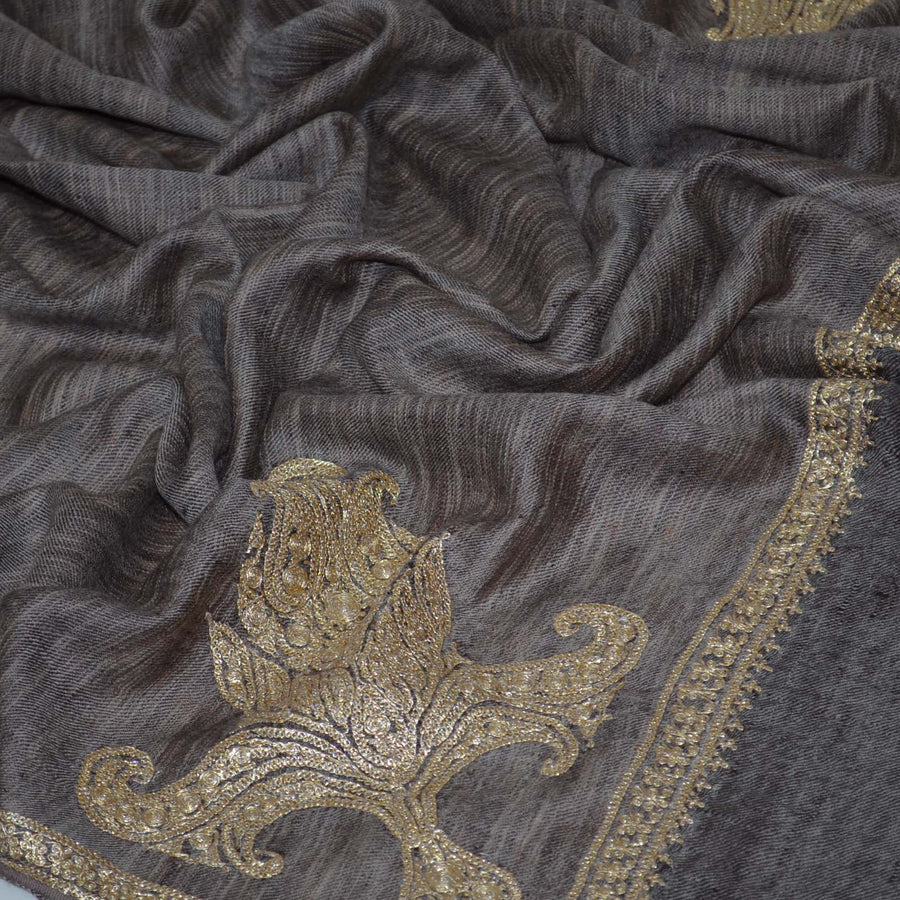 tilla embroidery cashmere travel wrap