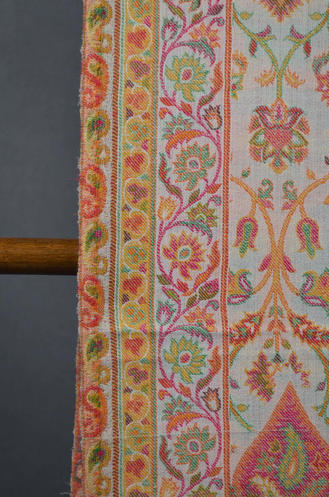 Multicolor Jacquard Kani Merino Wool Scarf