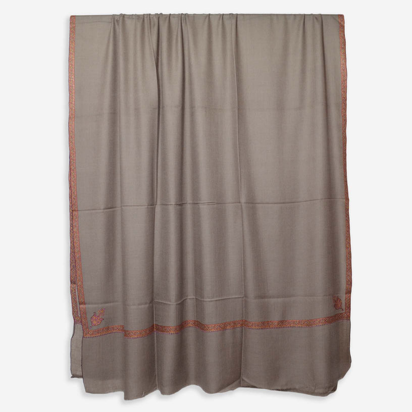 Cashmere Pashmina 3 yards border embroidery travel wrap