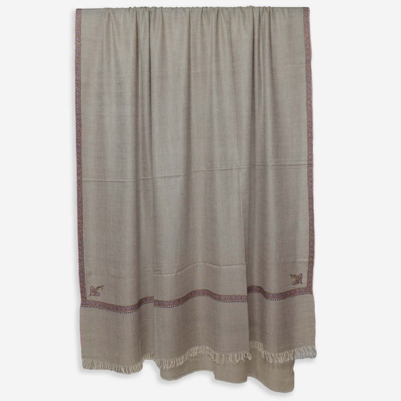 Kashmiri cashmere over sized pashmina sozni embroidery shawl