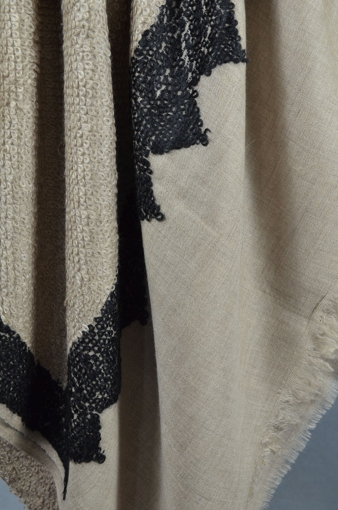 Natural Base Cashmere Travel Wrap