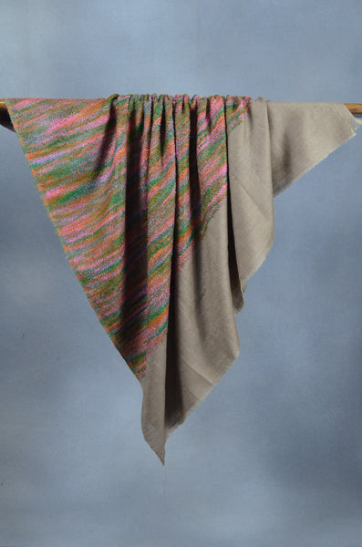 Multicolor Base Cashmere Travel Wrap