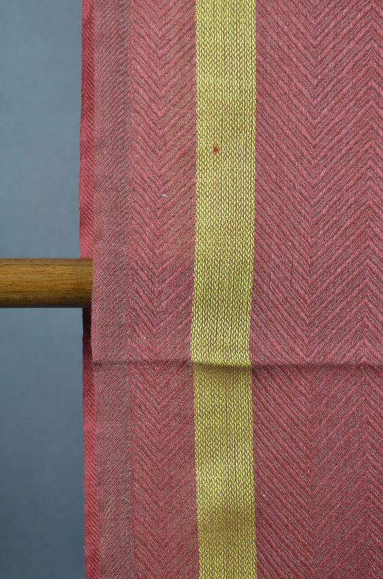 Double shade Red Merino & Silk Scarf