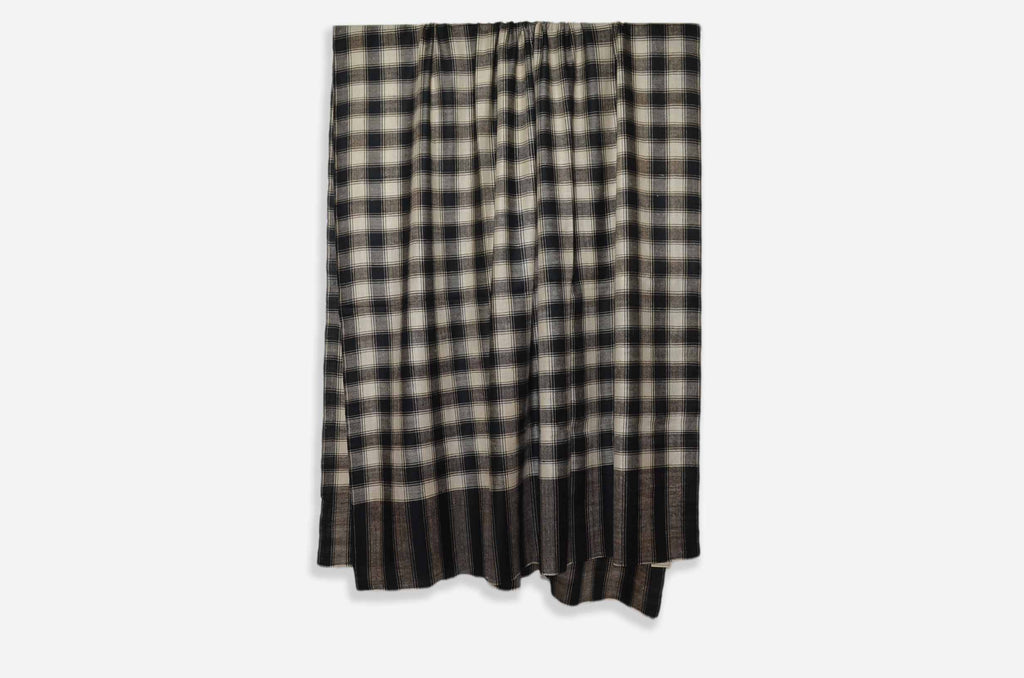 Oversized 3 Yard Check Pashmina Shawl