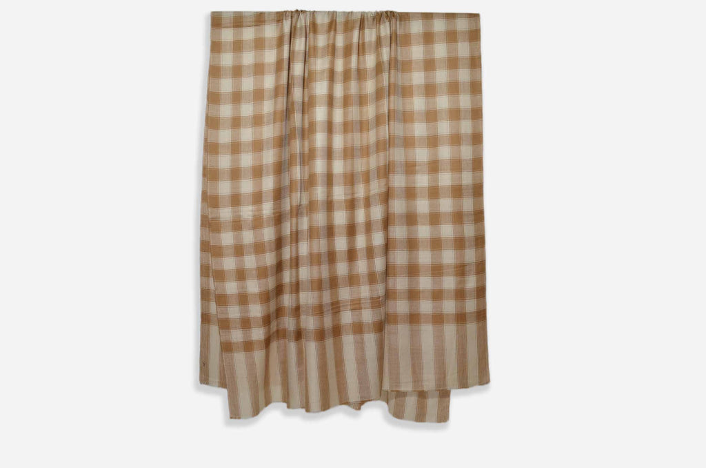 Oversized 3 Yard Check Pashmina Shawl