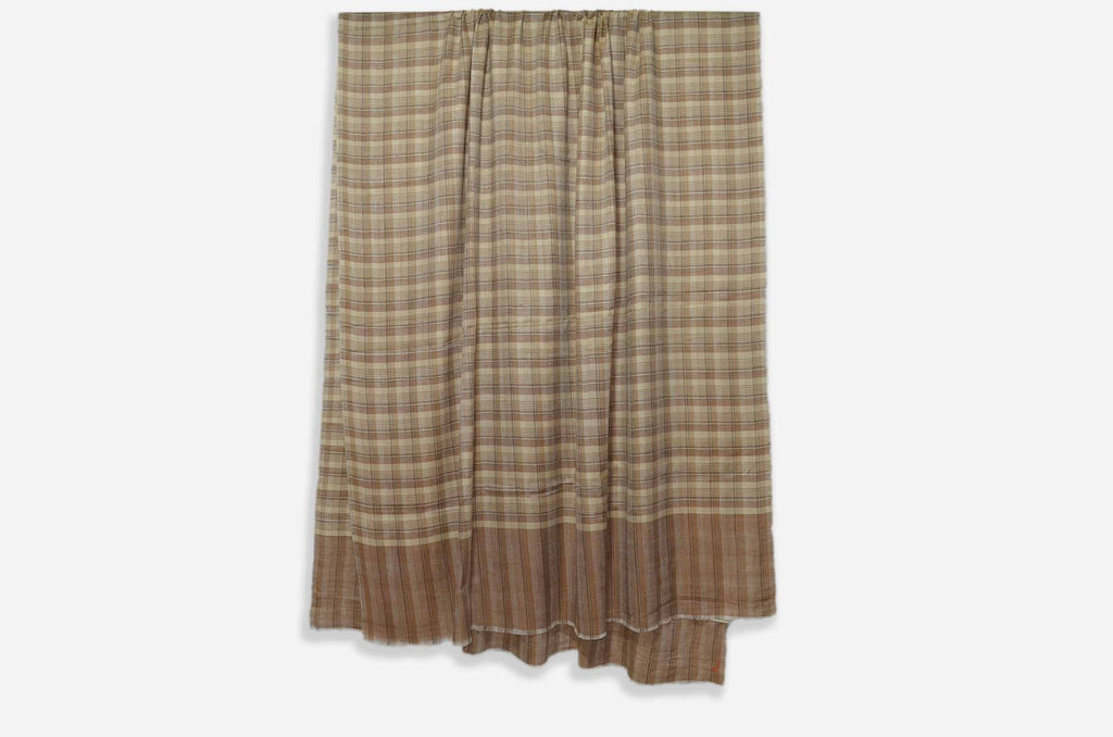Oversized 3 Yard Check Pashmina Shawl