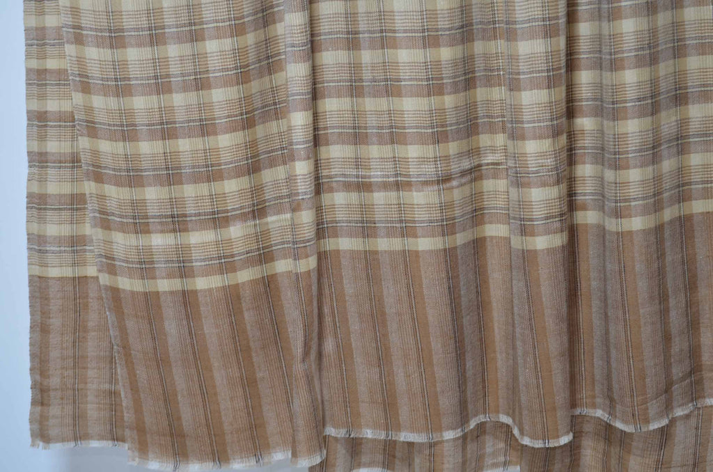Oversized 3 Yard Check Pashmina Shawl