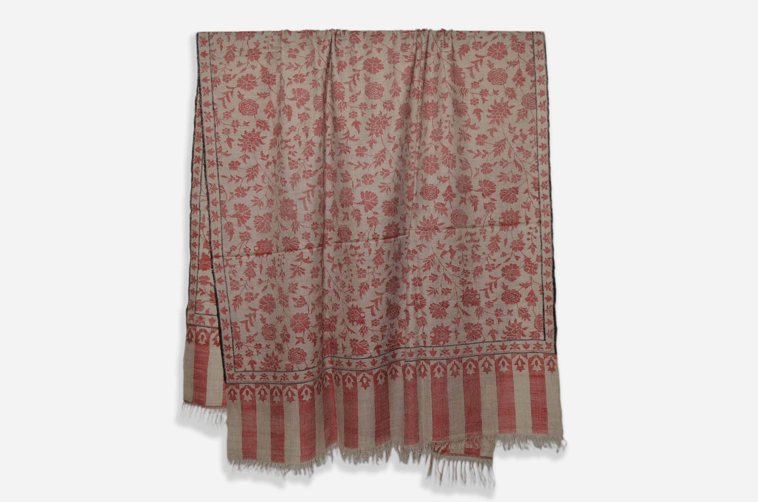 Natural Kani Pashmina Jamwar Shawl