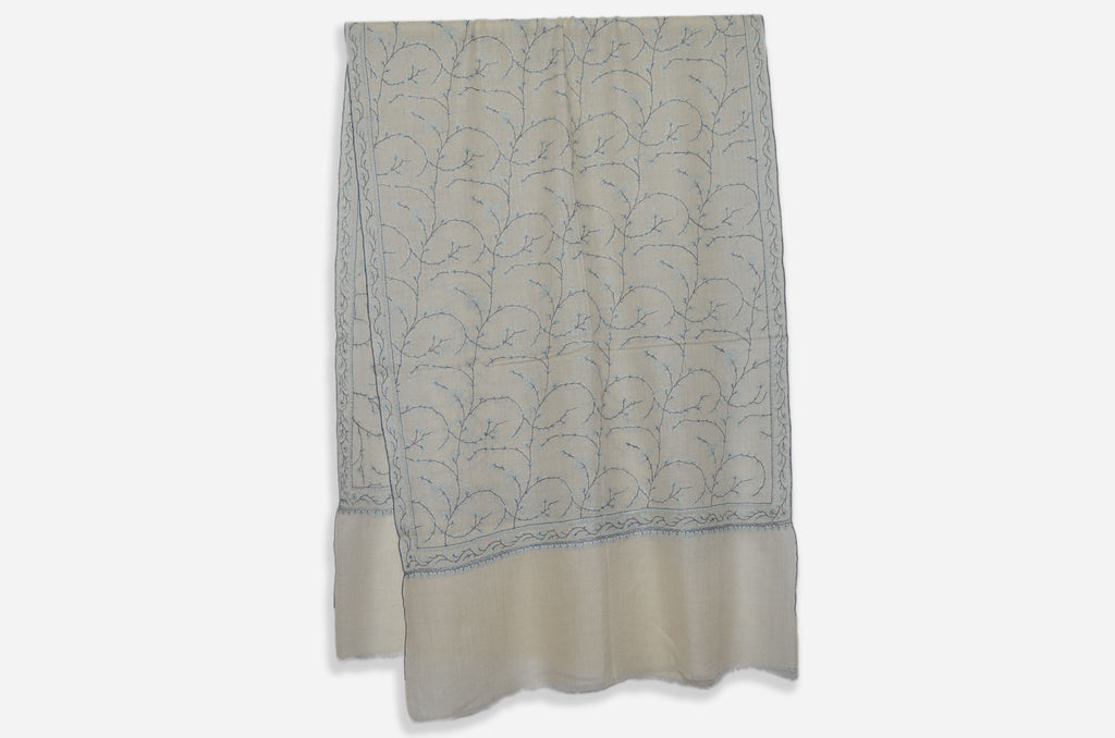 Ivory Pashmina Jali