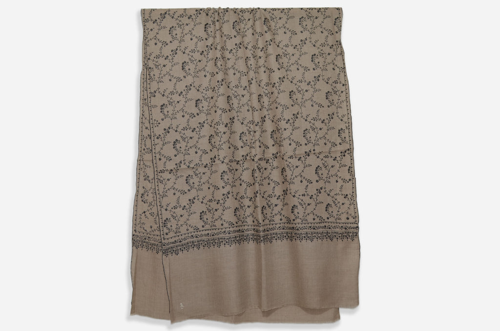Un-dyed Natural Pashmina Jali