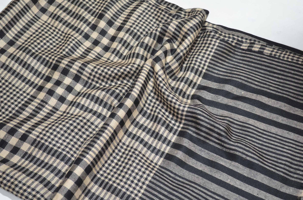 Oversized 3 Yard Check Pashmina Shawl