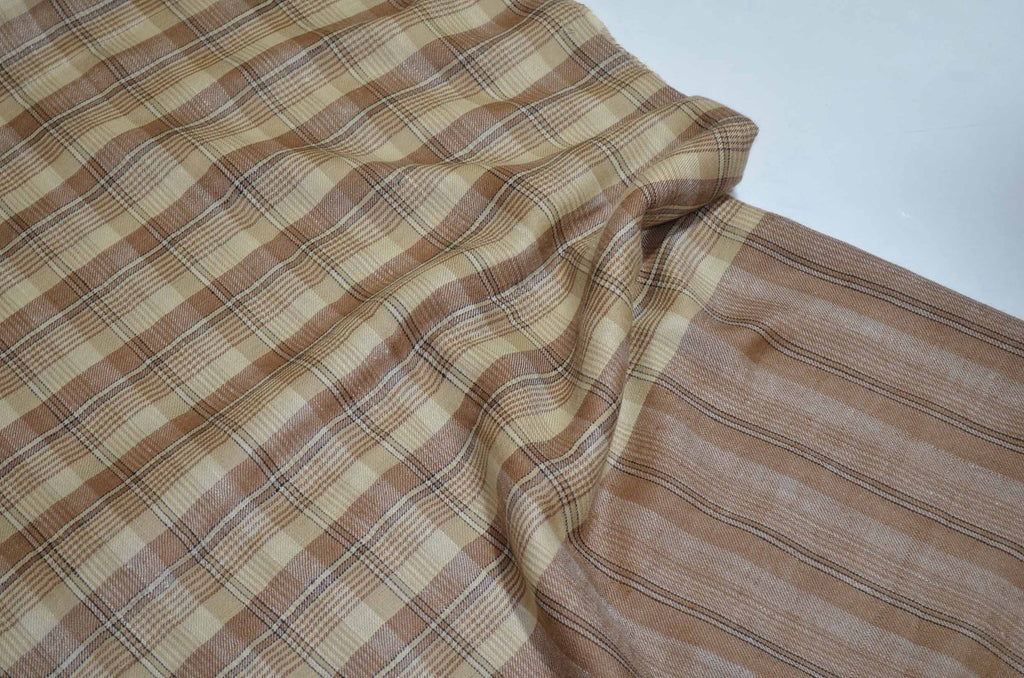 Oversized 3 Yard Check Pashmina Shawl