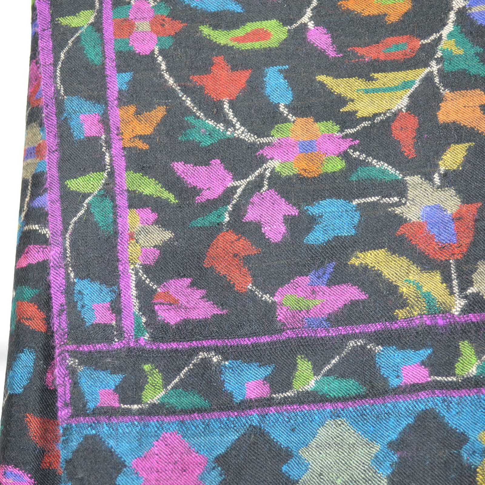 Black Kani Jamawar Pashmina Shawl