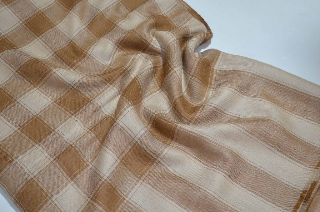 Oversized 3 Yard Check Pashmina Shawl