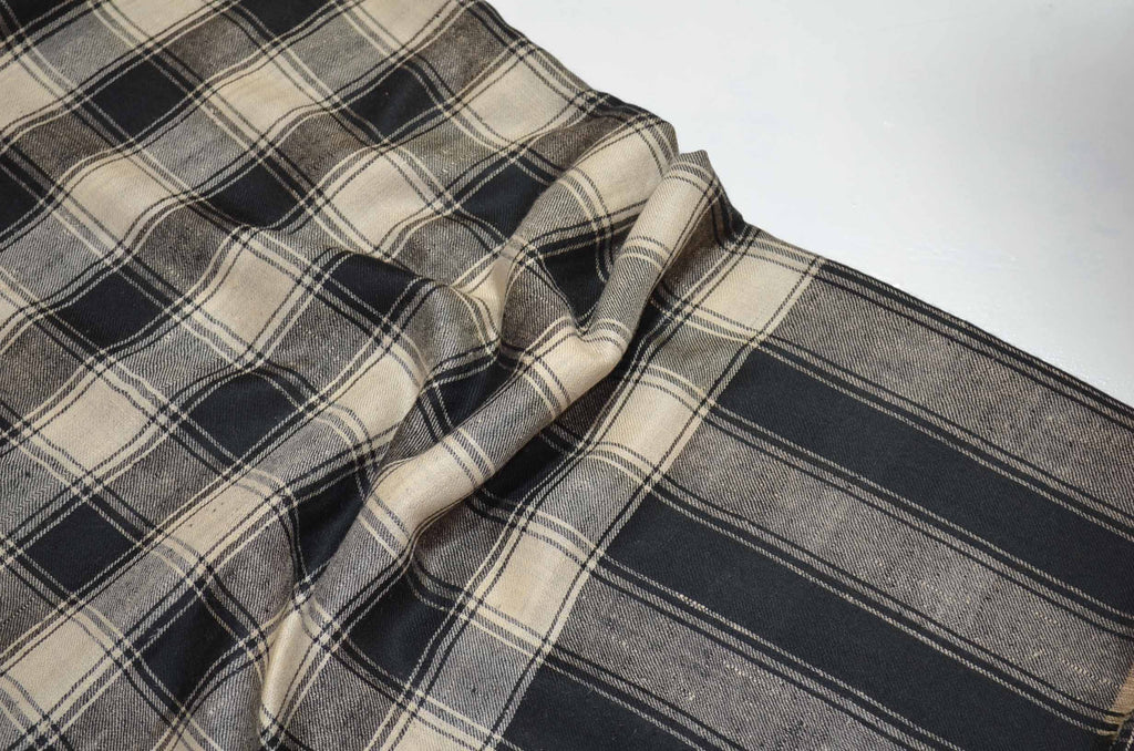 Oversized 3 Yard Check Pashmina Shawl