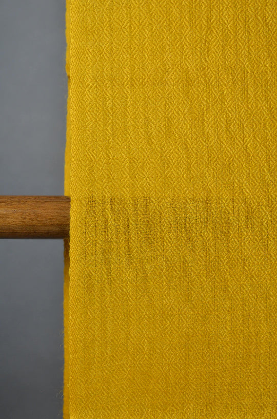 Extra-light weight Cyber Yellow Color Merino Silk Scarf